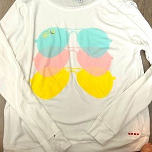 COPY - Peace Love World | Long Sleeve Tee Shirt | White | M/L